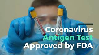 Coronavirus Antigen Test Approved by FDA [upl. by Nohsad]