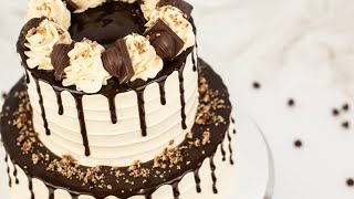 Easy DIY Whipped Cream Chocolate Cake for beginners [upl. by Ahsinid468]