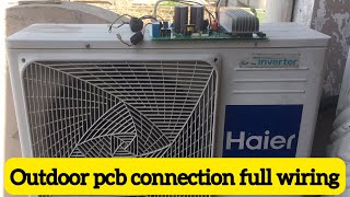 Dc inverter outdoor pcb replace  Haier inverter Ac pcb change  hindi amp urdu [upl. by Nalliuq]