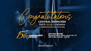 AICS Central 15th Commencement Exercises 2024  Batch 1 [upl. by Nayllij]