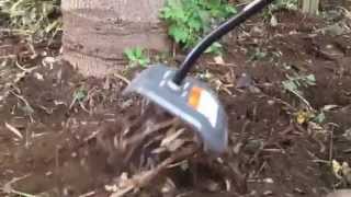 Cultivator attachment in use Ryobi [upl. by Damha719]