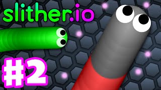 Slitherio  Gameplay Part 2  Top 3 with No Mods Biggest Snake 29000 [upl. by Boony]