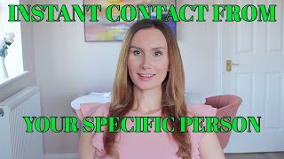 Manifesting instant contact from your specific person [upl. by Herbie]