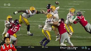 FlightReacts To 9 Ole Miss vs 13 LSU Full Game Highlights  2024 College [upl. by Rekcut782]