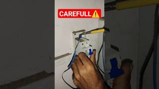 Main meter MCB Replace how to change single poll MCB mcb shorts carefull [upl. by Liag]