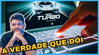 MODO TURBO DOS NOTEBOOKS GAMER TE ENGANA MAS VOCÊ GOSTA E OS YOUTUBERS TAMBÉM 👀 [upl. by Wiles]