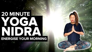 Yoga Nidra to ENERGISE YOUR MORNING in bed [upl. by Aan]