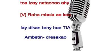 Hay ve ka nisy  Rija Ramanantoanina Karaoke [upl. by Ahsakal]