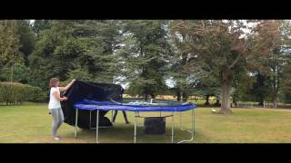 Sportspower Trampoline  EasiStore Safety Enclosure [upl. by Seamus]