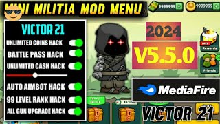 mini militia hack mod download link  mini militia mod menu v550 downloading link [upl. by Blain]