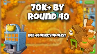 The New Best Farming Strategy in BTD6 Update 44 [upl. by Ikilisav276]