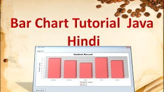 How to create bar chart in java in hindi [upl. by Eslehc]