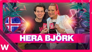 🇮🇸 Hera Björk Iceland Eurovision 2024  Emporia Lounge Interview in Malmö [upl. by Airtemed]