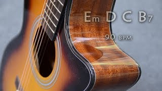 Acoustic Guitar Backing Track Ballad in E Minor Jam [upl. by Wynn224]