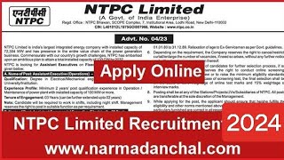 NTPC Recruitment 2024 NTPC New Vacancy 2024  New Vacancy 2024  Technical Government jobupdate41 [upl. by Heidi]