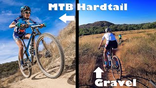 XC MTB Rígida a Gravel Bike  Nuestro Primer Recorrido  First Ride on Our Hardtails to Gravel Bikes [upl. by Laurianne611]