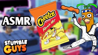 COMIENDO CHEETOS CRUJIENTES ASMR y JUGANDO STUMBLE GUYS [upl. by Annaed]