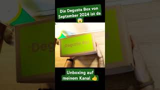 Degusta Box September 2024 Unboxing [upl. by Onfroi]