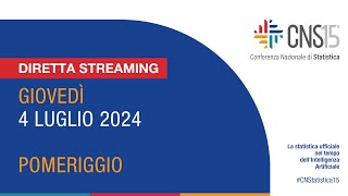 La statistica ufficiale nel tempo dellIntelligenza Artificiale  sessione pomeriggio 4 luglio [upl. by Aitnis]