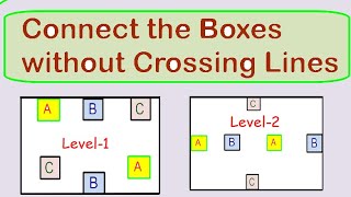 Connect the Boxes Without Crossing line Puzzle [upl. by Raynor185]