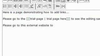 Wikidot  How to Add Links [upl. by Elurd]