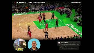 The Dunker Spot x Playback James Harden PnR breakdown [upl. by Aroda]