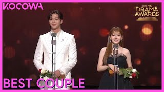 Best Couple Award Winners Rowoon amp Cho Yi Hyun  2023 KBS Drama Awards  KOCOWA [upl. by Rumery]