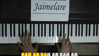 Baila el Chiki Chiki piano by Jaimelare Karaoke [upl. by Rangel]