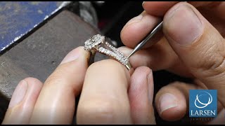 The Cleaning and Polishing of an Engagement Ring [upl. by Nahshunn]