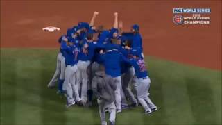 Final Out  Cubs Win 2016 World Series [upl. by Notsek]