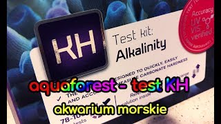 93 Aquaforest  Test KH  Akwarium morskie  Reef aquarium [upl. by Heathcote166]