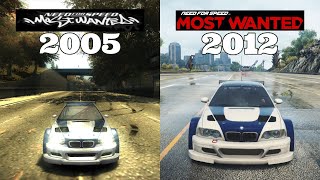 Need For Speed Most Wanted 2005 vs Most Wanted 2012 [upl. by Cand470]