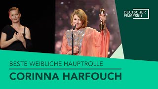 Corinna Harfouch · Beste Weibliche Hauptrolle · Deutscher Filmpreis 2024 [upl. by Naitirb]