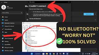 Updated 2024 Fixes Bluetooth Not Showing In Device Manager On Windows 11 amp 10  Fix Bluetooth [upl. by Heron]