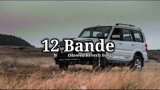 12 Bande  Slowed Reverb Song  Lofi Song  12 Bande Lofi Song  youtube song lofimusic [upl. by Cirred]