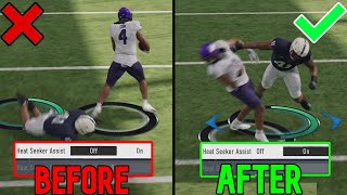 5 Gameplay Settings YOU MUST CHANGE FOR BETTER OFFENSE amp DEFENSE College Football 25 Tips amp Tricks [upl. by Trinette]