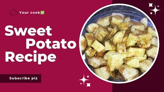 Shakarkandi Easy Recipe in Microwave  Sweet Potato🍠 Recipe  by yourcook [upl. by Ronoel]