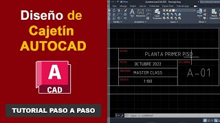 💚💚Crear cajetín en AutoCAD  membrete en autocad  como hacer un membrete en autocad  Autocad [upl. by Ecnaiva]