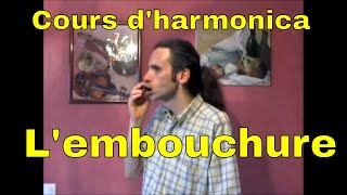 Apprendre lharmonica diatonique  Lembouchure  Comment bien mettre lharmonica en bouche [upl. by Anaujik]