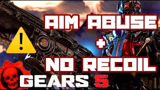 NO RECOIL  AIM ABUSE STRIKE PACK TUTORIAL  GEARS OF WAR 5 [upl. by Eltsyrc673]