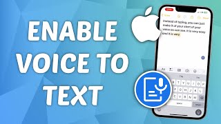 How to Enable Voice to Text on iPhone  StepbyStep Guide [upl. by Siro497]