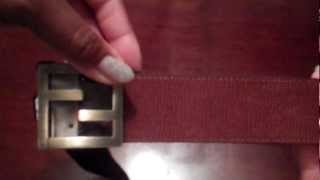 Fendi Reversible Belt [upl. by Karoline7]