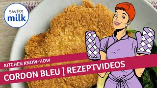 Metas Classics Wie kann man ein Cordon bleu selber machen  Rezeptvideo  Swissmilk 2010 [upl. by Lanahtan]