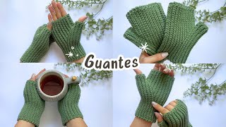 MitonesGuantes Tejidos a Crochet con Punto Deslizado  Tutorial Hebras Crochet [upl. by Parke716]