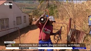 Pilgrims Rest residents fed up with illegal mining [upl. by Navanod]