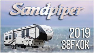 2019 Forest River Sandpiper 38FKOK 5th Wheel RV For Sale TerryTown RV Superstore [upl. by Jewelle445]