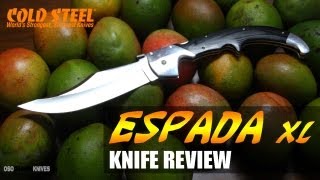 Cold Steel XL Espada Knife Pocket Sword  OsoGrandeKnives [upl. by Amargo]