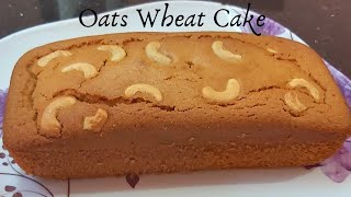 Oats Wheat Cake RecipeEggless Atta Oats Cake Healthy easy 10 min cake recipeAnyone can bake [upl. by Sapphera738]