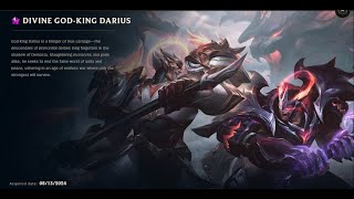 DIVINE GODKING DARIUS SKIN SPOTLIGHT08132024 [upl. by Citarella199]