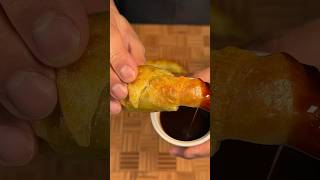 Rice paper Croissant ASMR shorts [upl. by Elleirb690]